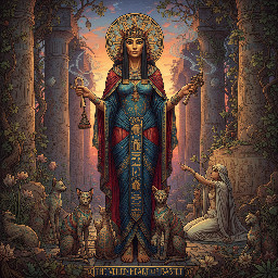 the ancient egyptian godess bastet