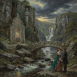 Goredale Scar in the Yorkshire Dales under dramatic, stormy skies