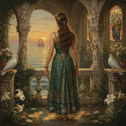 crea una imagen de una chica en traje de baño brasileño de espalda