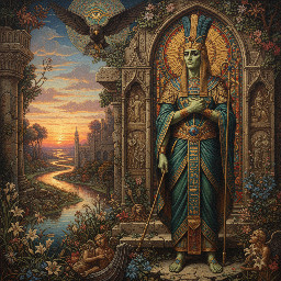 the ancient egyptian god osiris