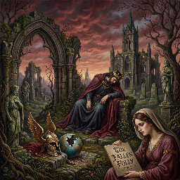 the fallen folly of the would-be god-king of mars