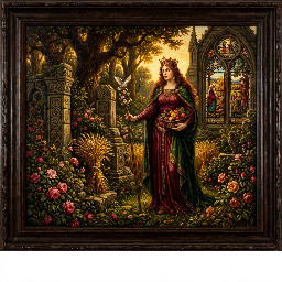 the goddess of fertility in ancient pagan england at high summer